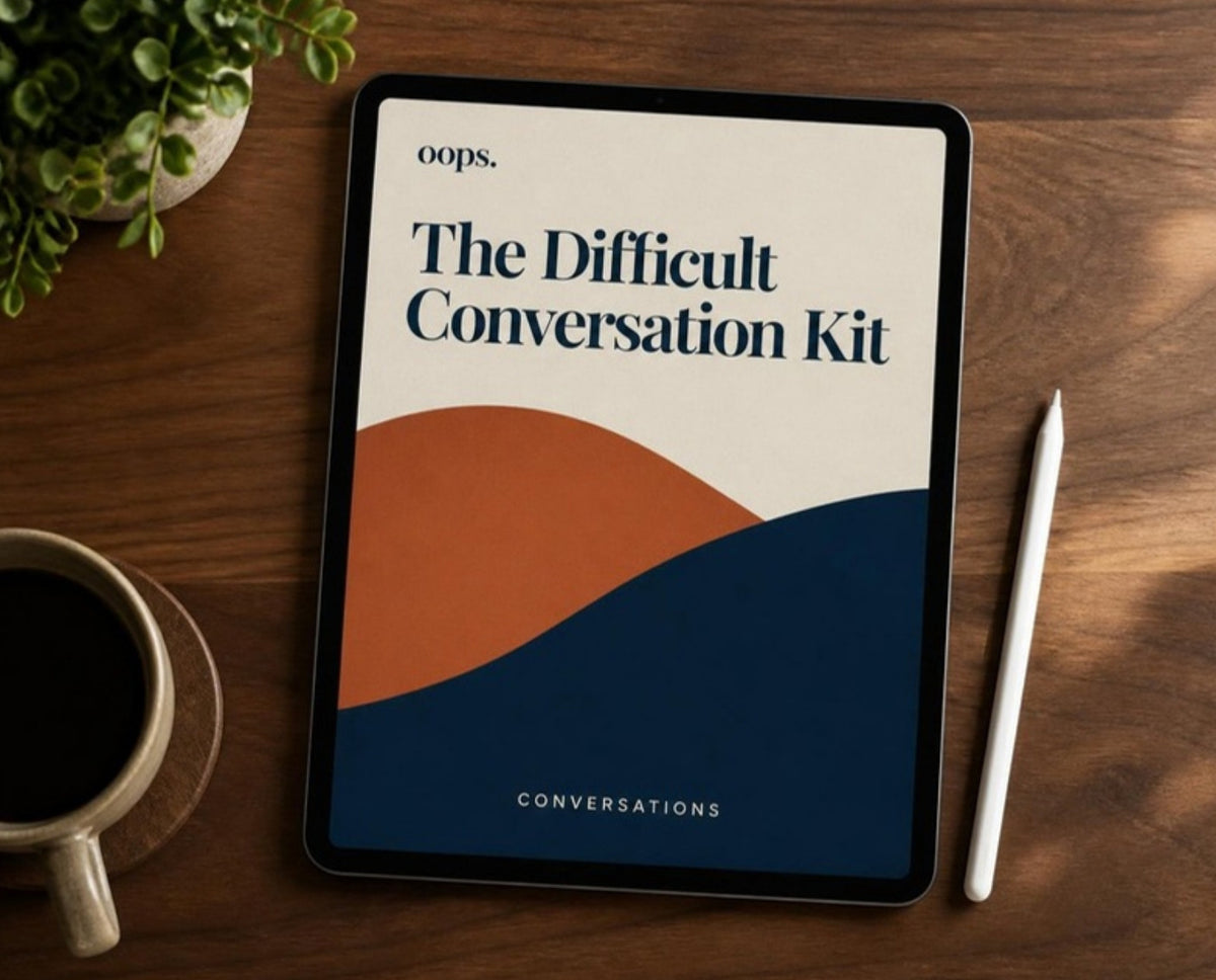The Difficult Conversation Kit by oops.