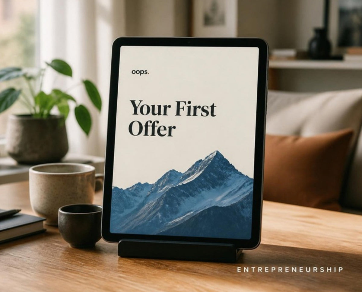 Your First Offer by oops.