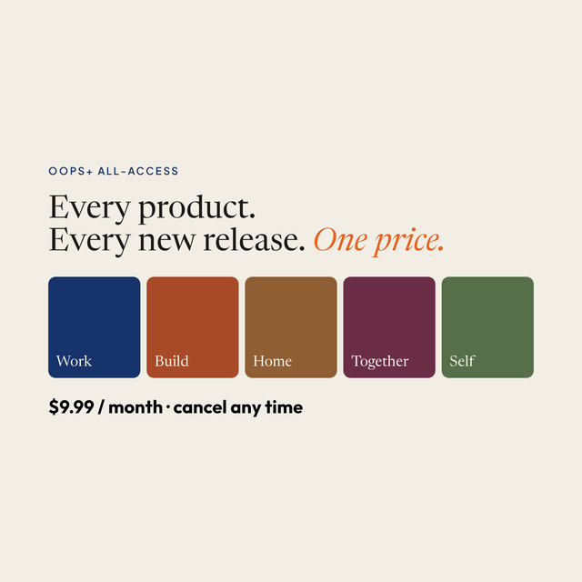 oops+ All-Access: every product, every new release, one price